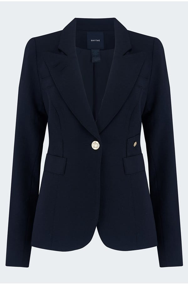 classic duchess blazer in navy