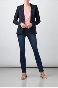 classic duchess blazer in navy
