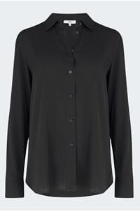 slim fitted shirt in black