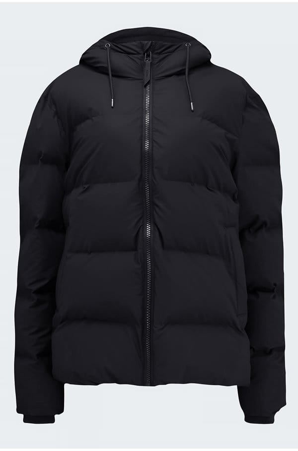 puffer jacket in black