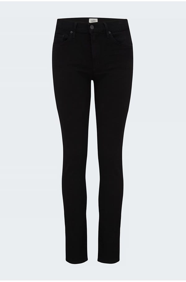 skyla cigarette jean in plush black