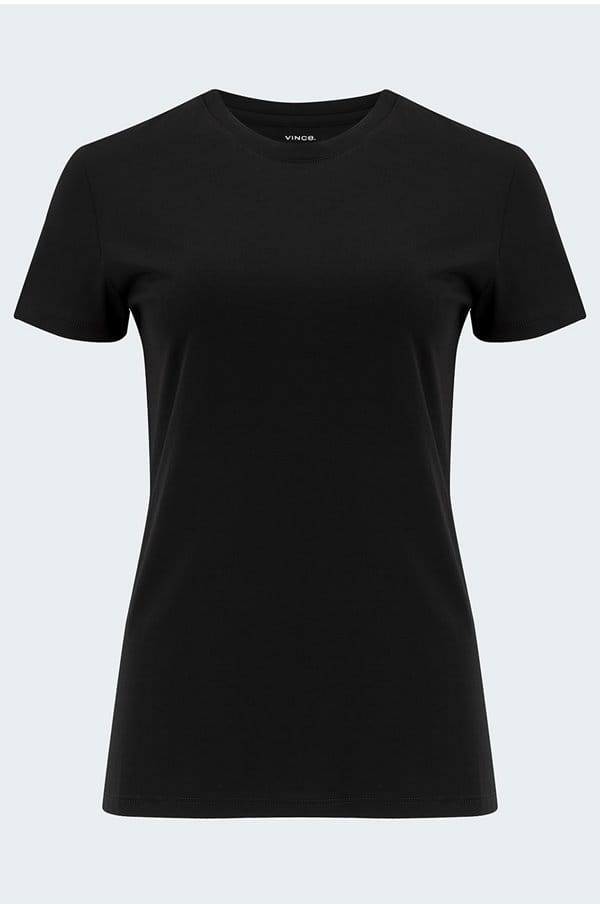 essential crew t-shirt in black