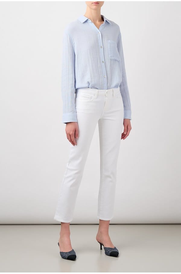 White crop jeans uk hotsell