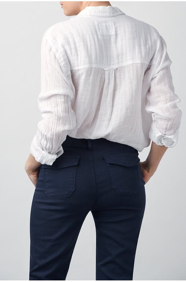 ellis shirt in white