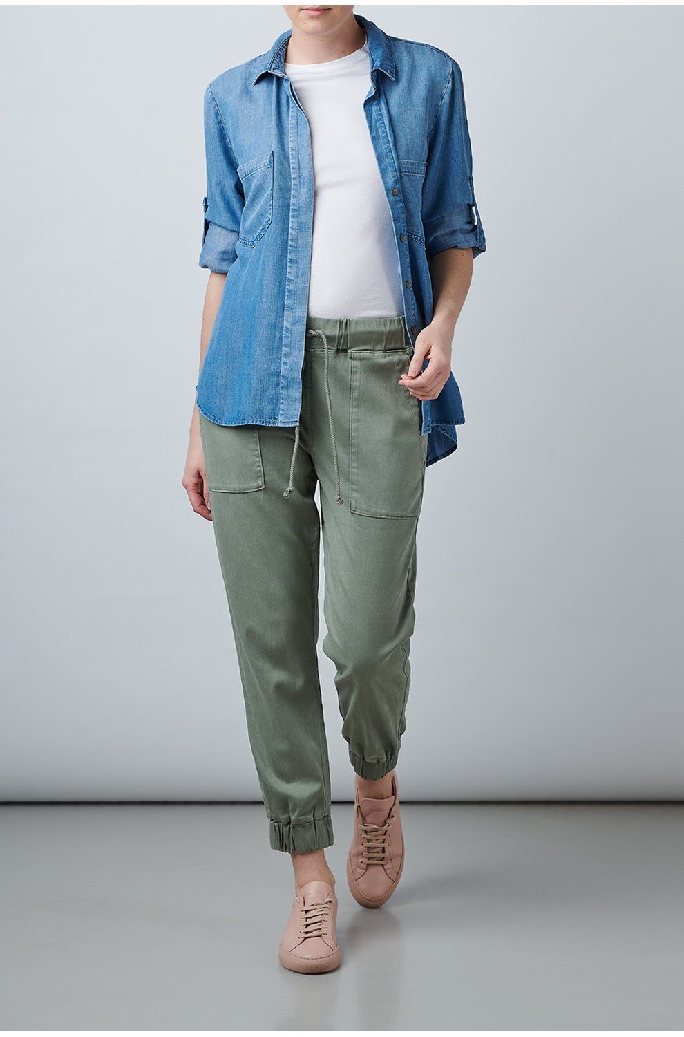 Bella dahl denim joggers on sale
