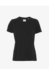 organic tee shirt in deep black