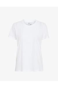 organic tee shirt in optical white