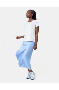 organic tee shirt in optical white