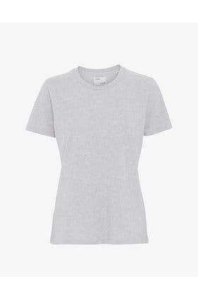 Organic Tee Shirt in Snow Melange