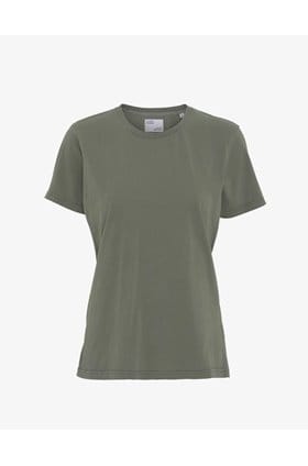 Organic Tee Shirt in Dusty Olive