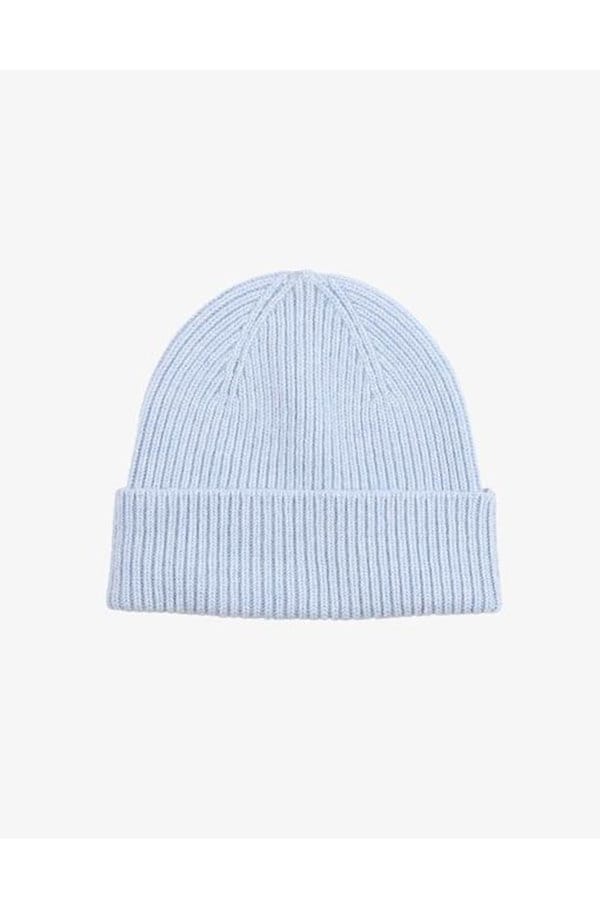 beanie hat in polar blue