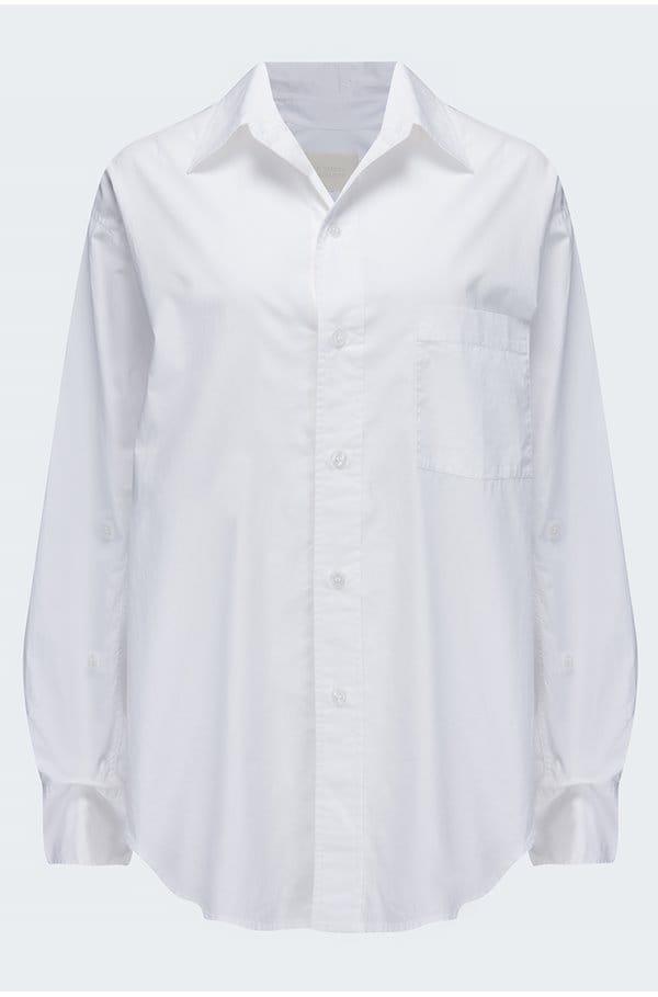 kayla shirt in optic white