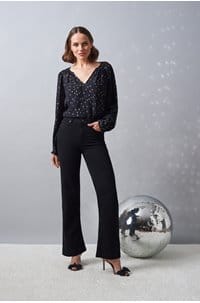 leenah wide jean in black shadow