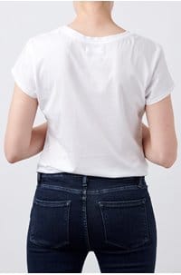 trisha t-shirt in white