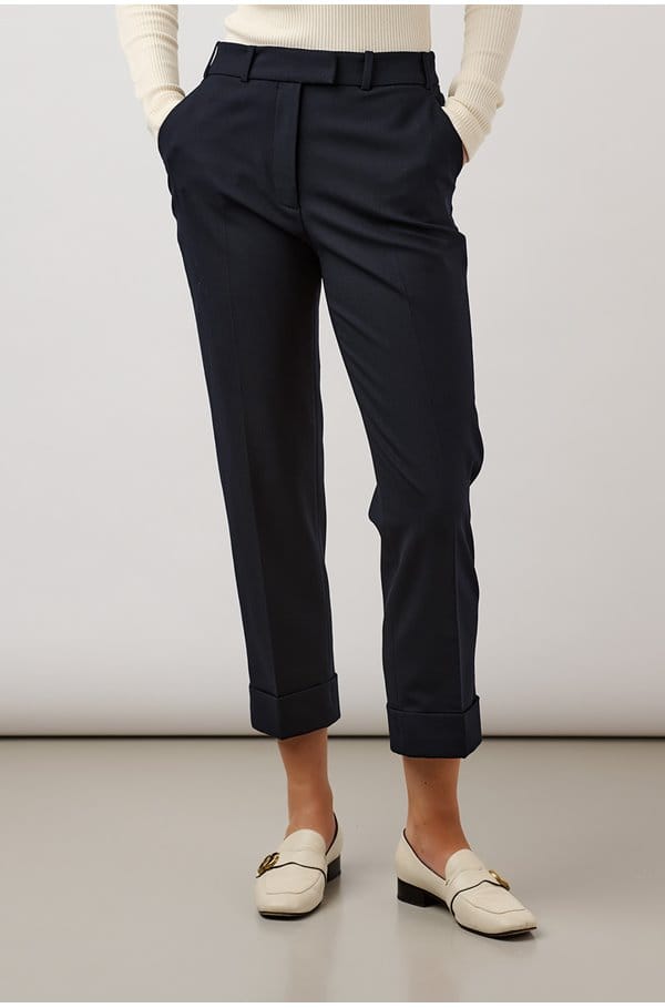 clement tailored trouser in navy