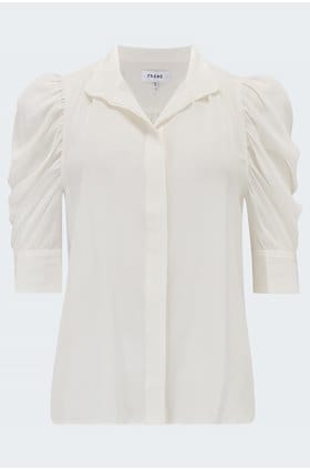 gillian top in off white