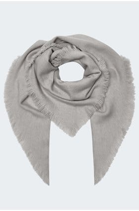 triangle scarf in grey