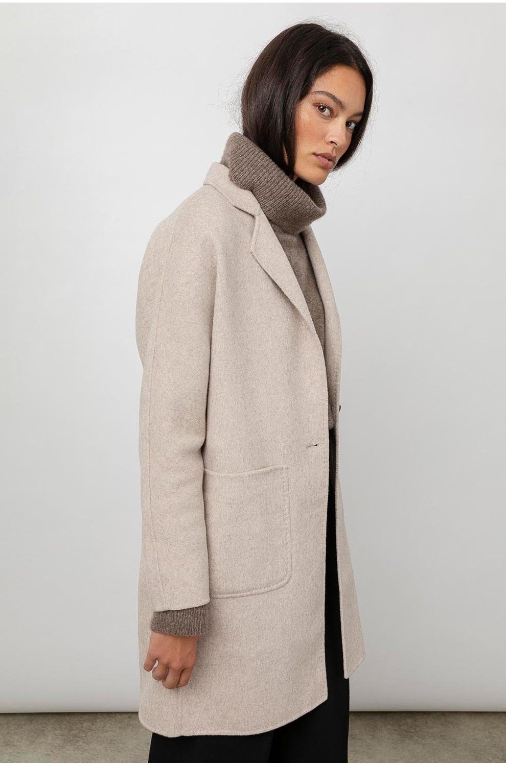 Oatmeal coat sales