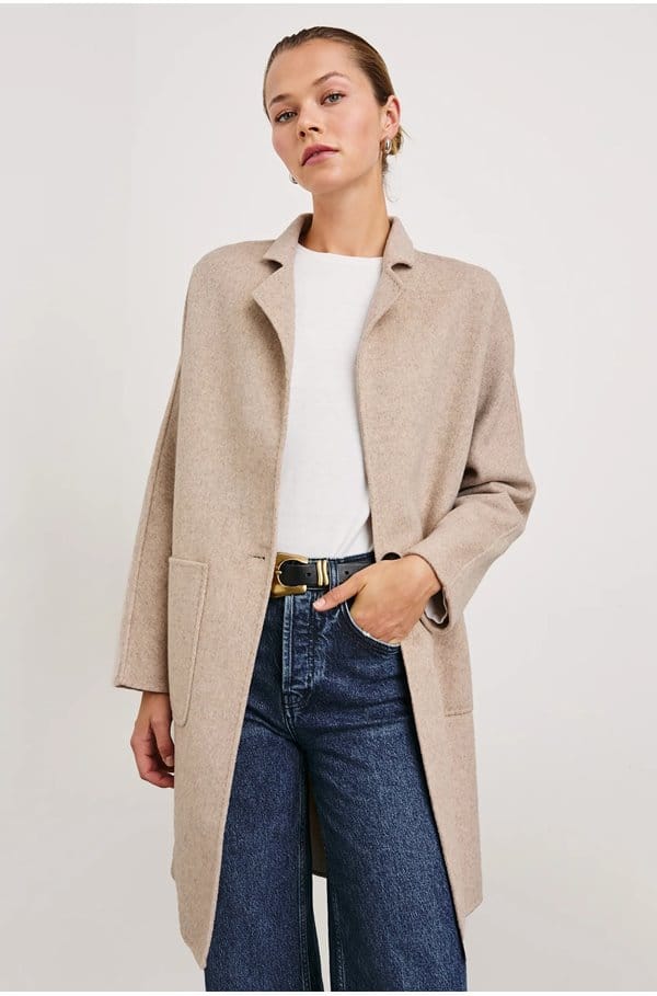 everest coat in oatmeal