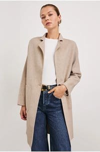 everest coat in oatmeal