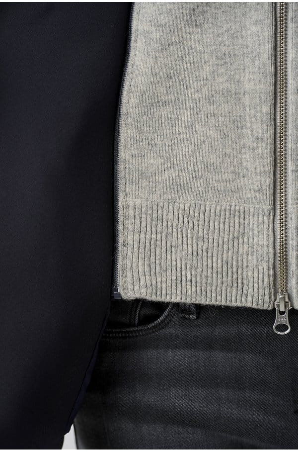 uptown dickey jacket insert in grey