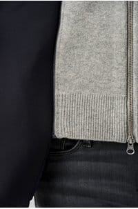 uptown dickey jacket insert in grey