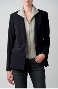 uptown dickey jacket insert in grey