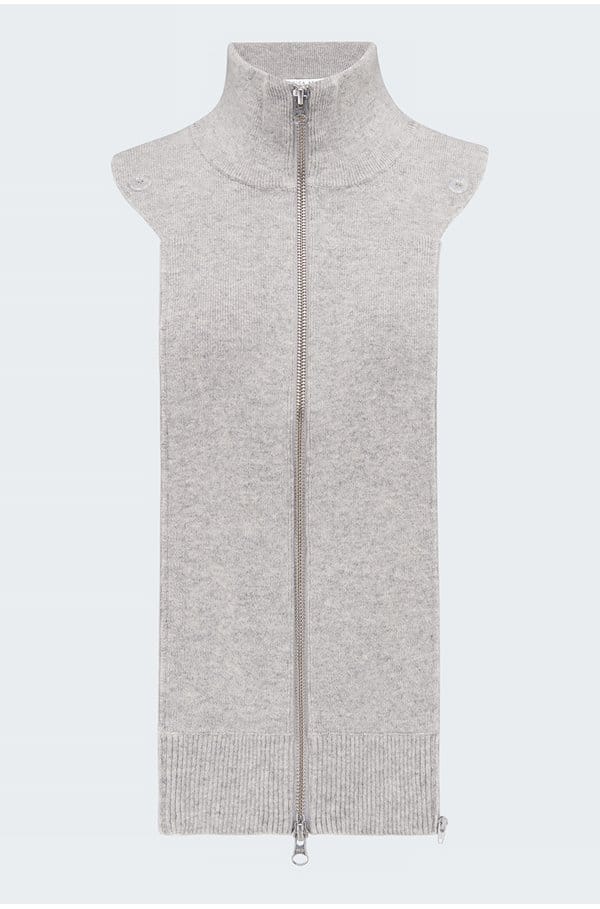 uptown dickey jacket insert in grey