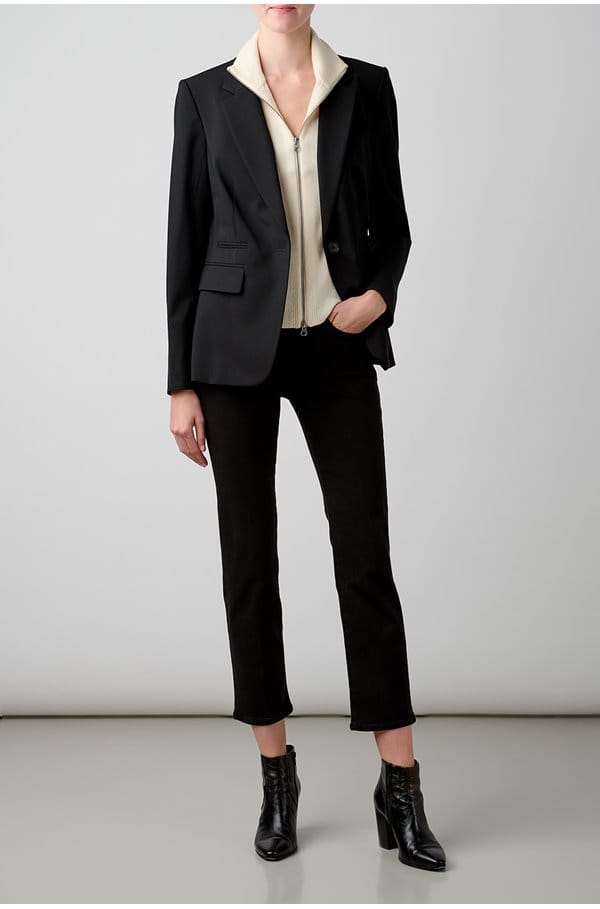 uptown dickey jacket insert in ivory