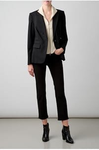 uptown dickey jacket insert in ivory