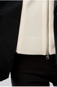 uptown dickey jacket insert in ivory