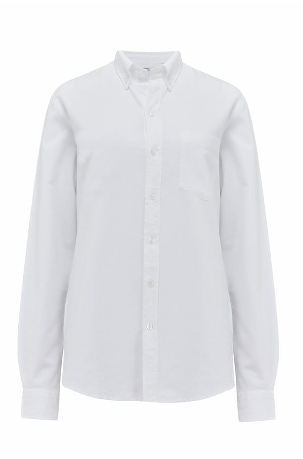 button down shirt in optic white 