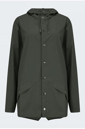 short jacket in green