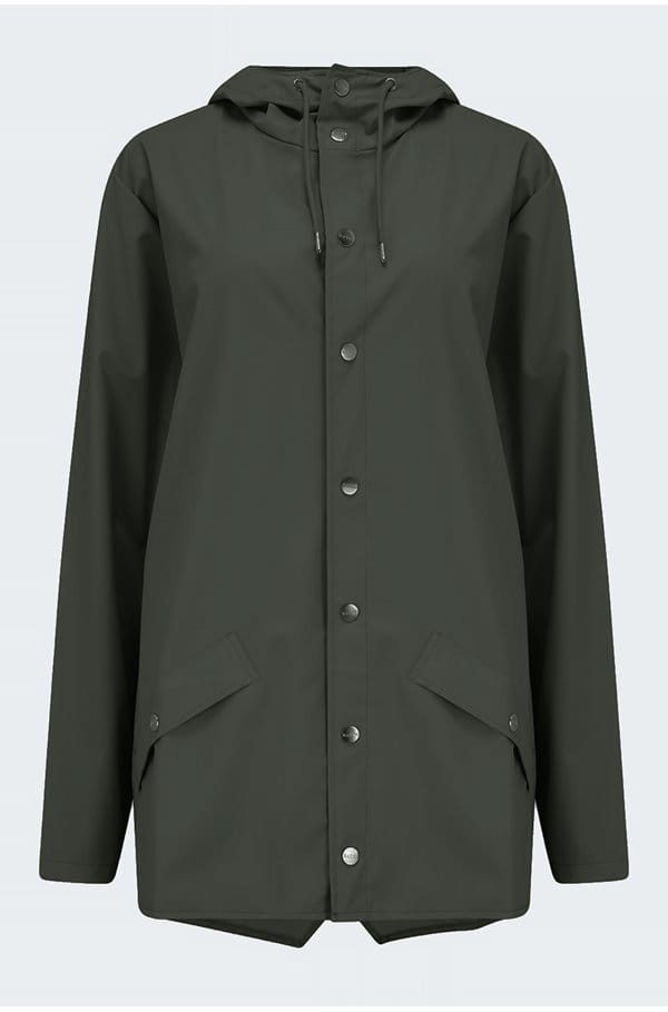 short jacket in green