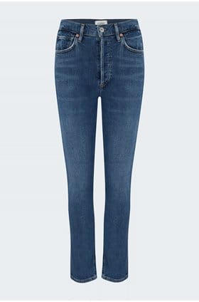 charlotte high rise straight jean in dance floor