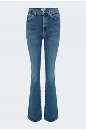 lilah high rise bootcut in lark