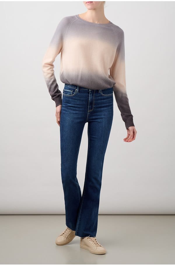 high rise laurel canyon bootcut jean in montreux