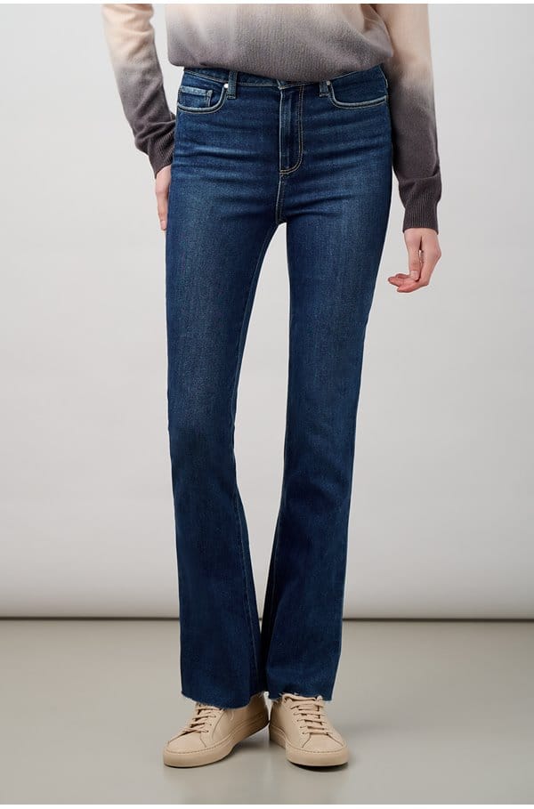high rise laurel canyon bootcut jean in montreux