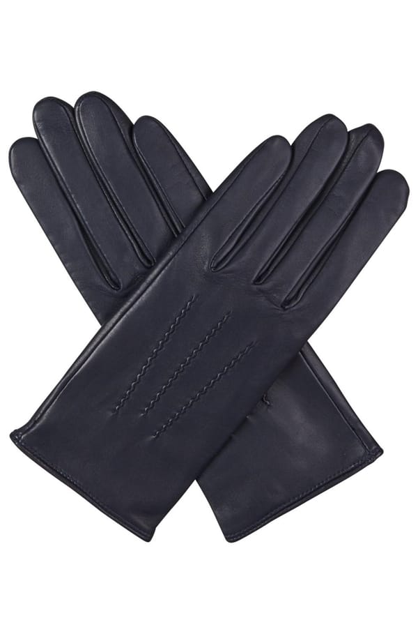 julie gloves in navy