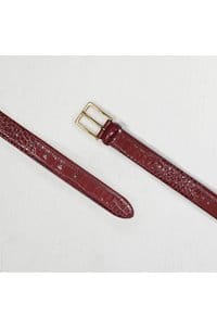 snake belt in red
