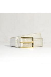 snake belt in off white