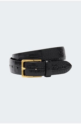 Snake Belt in Black