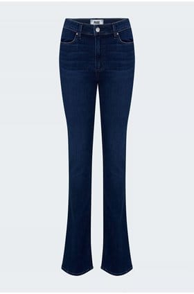 high rise manhattan bootcut 32" jean in alpina distressed