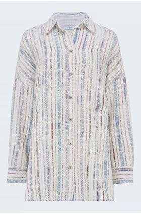 cherry jacket in multicolour ecru