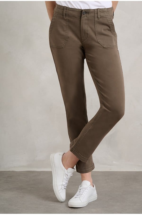 mayslie straight ankle in vintage moss