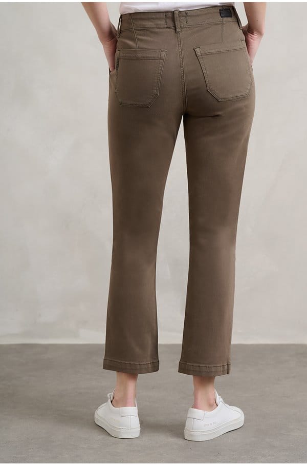 mayslie straight ankle in vintage moss