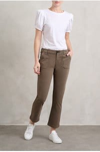 mayslie straight ankle in vintage moss