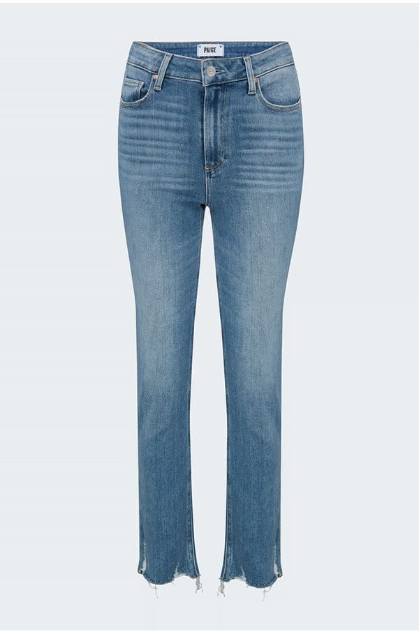 cindy straight jean raw hem in mel