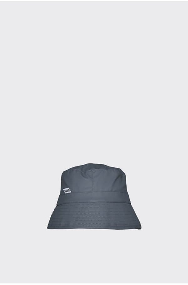 bucket hat in river