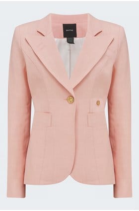 Smythe neon pink blazer top